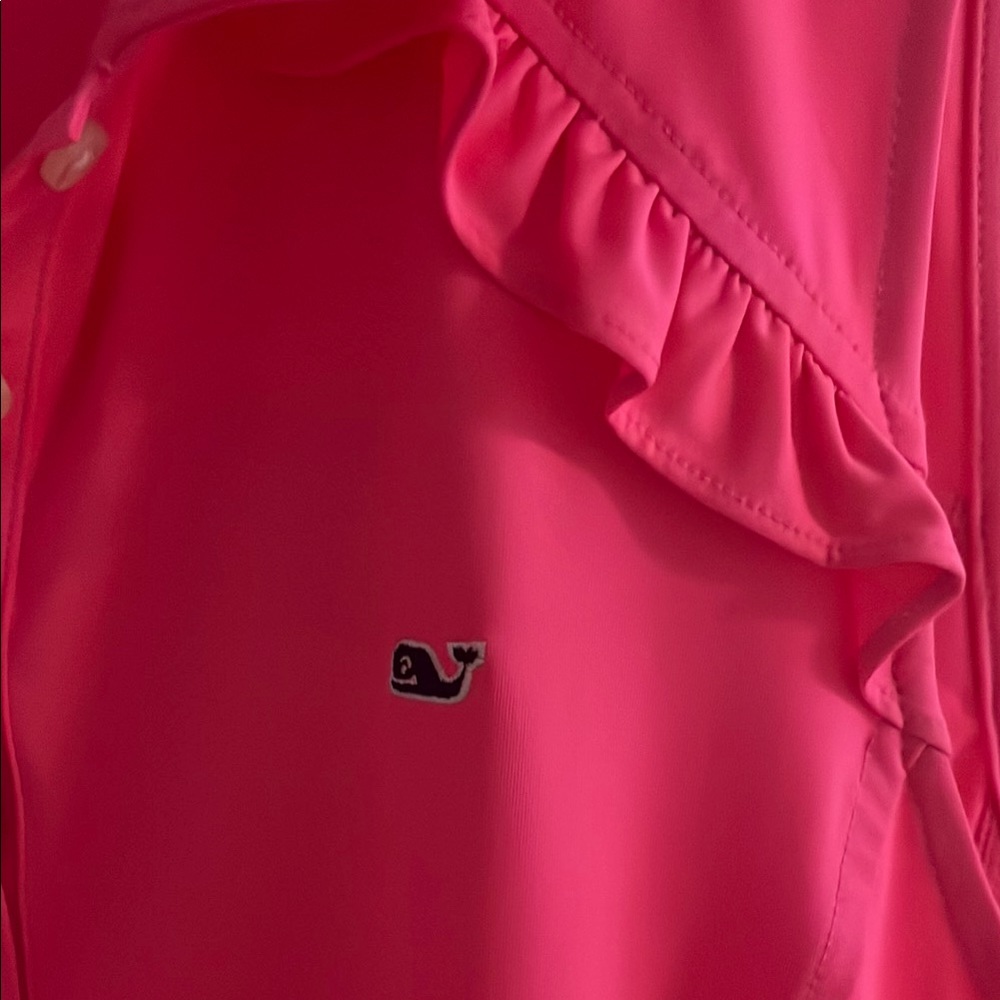 Vineyard Vines Performance Bright Pink Shirt - Picture 4 of 6